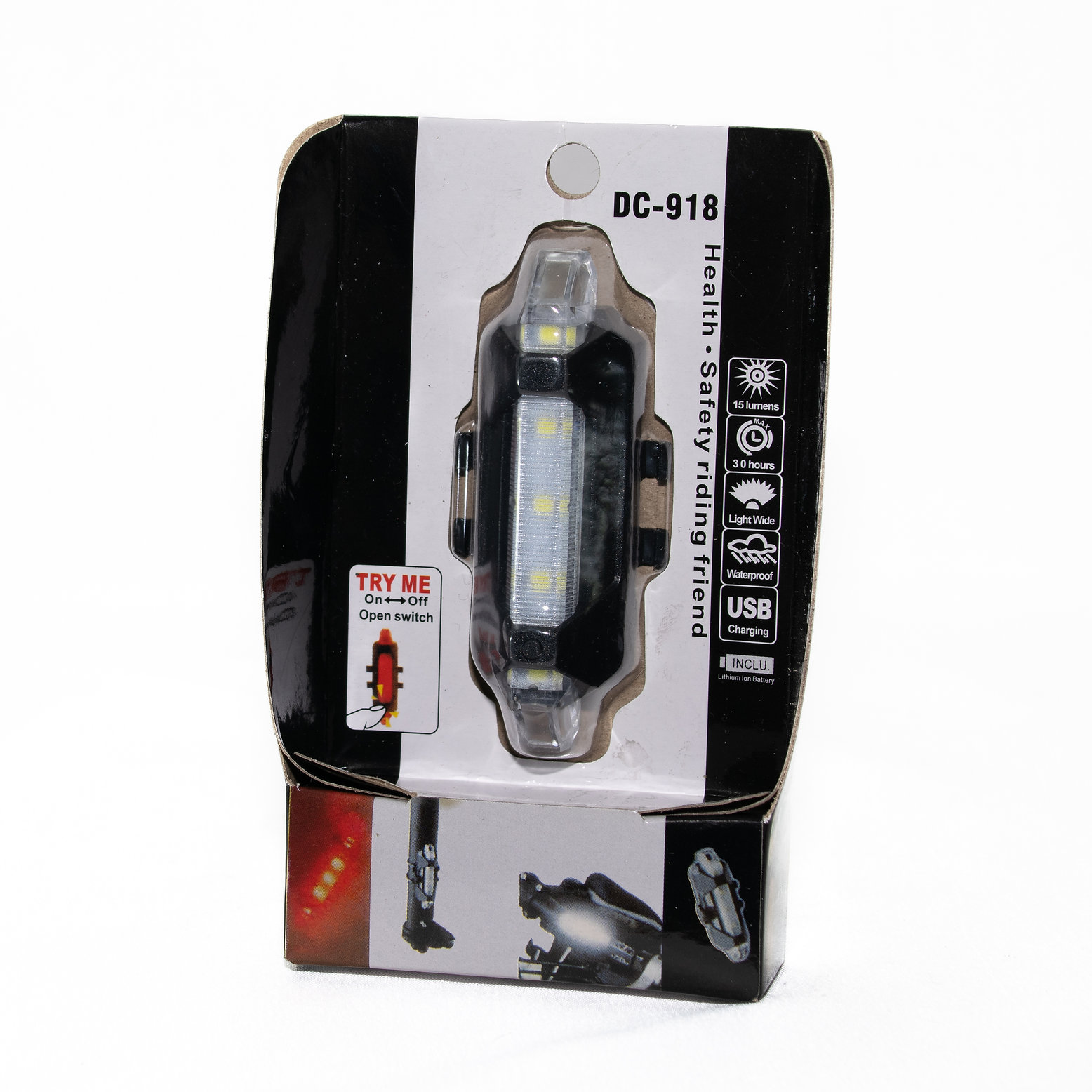 Luz recargable blanca