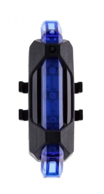 Luz trasera USB azul